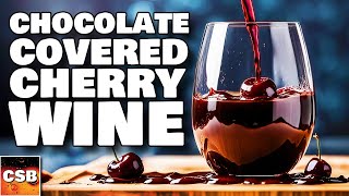 How to Make Chocolate Covered Cherry Wine at HOME [upl. by Nnylaehs]