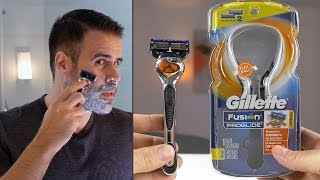 What its Like to Shave With Gillettes INSANE 5Blade Proglide Razor [upl. by Ahsram]