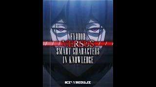 Fyodor Dostoevsky vs Smart Characters in Knowledge  Bungo Stray Dogs edit  anime manga bsd fyp [upl. by Ahsila]