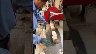 Pallet footing cutting  good tools and machinery make work more efficient [upl. by Ahsam500]