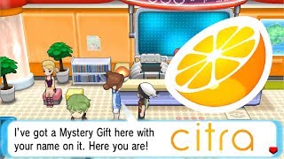 How to Receive mystery gifts in any 3DS Pokemon games in CITRA [upl. by Otte]