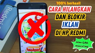 CARA MENGHILANGKAN IKLAN DI HP REDMI 9T  BLOKIR IKLAN DI HP XIAOMI SAMPAI TUNTAS [upl. by Shelby109]