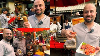 Ghatkopar Khau galli  Ice Pani paniSandwich without breadTara Gola  Street Food in mumbai [upl. by Leiso304]