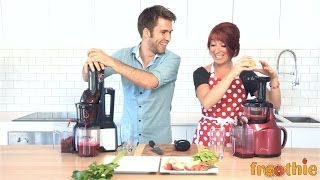 The Optimum 400 VS The Optimum 600  Cold Press Juicer Comparison [upl. by Pucida]