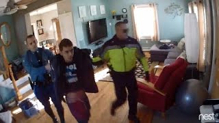 Homeowner Catches Robbers Breaking Into Home On Live Video [upl. by Raffaj]