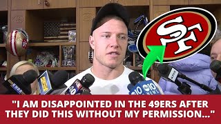 BREAKING MCCAFFREY DISAPPOINTED AFTER MASONS CONTROVERSIAL REVELATION CHECK THIS OUT 49ERS NEWS [upl. by Leksehc491]