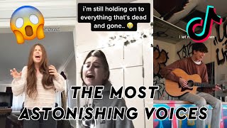 The Most Beautiful Amazing amp Astonishing Voices  MUST LISTEN  Singing Tiktok Compilation 🎤😱🎶 [upl. by Adneram107]