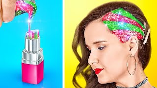 COOL HACKS TO BECOME POPULAR AT SCHOOL 💖 Girly Hacks To Shine Brightly by 123 GO [upl. by Toland]