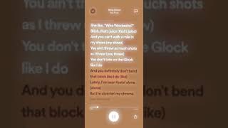 Kay Flock  Being Honest Lyrics ShorterIsBetter Tuinuane TrendyLyrics4441 [upl. by Nerw]