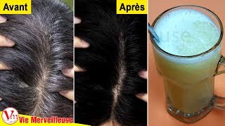 Éliminer Les Cheveux Blancs De Lintérieur Avec Cette Boisson Naturelle  Remède Pour Cheveux Blancs [upl. by Aihsit]