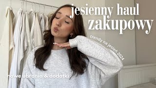 jesienny haul zakupowy  ubrania dodatki amp trendy na jesień 2024 [upl. by Nanda194]