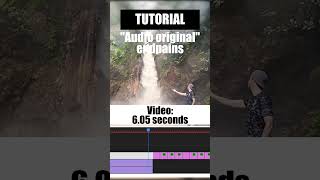 Tutorial 65 Reels TikTok quotAudio originalquot endpains [upl. by Irok166]