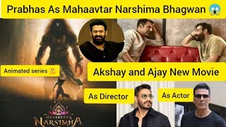 Prabhas As Mahaavtar Narshima Bhagwan 😱 ।। Ajay Devgan And Akshay Kumar New Movie Together [upl. by Llenrod]