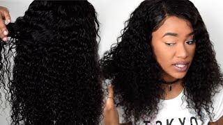 AliBele Hair Review  CURLY HAIR ROUTINE [upl. by Spatz]