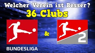 1amp 2 Bundesliga Welcher Verein ist besser  Fußball Quiz 2021 [upl. by Killion]