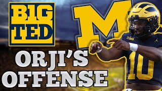 PROS amp CONS of Alex Orji LEADING Michigans OFFENSE at QB  Big Ten Ted [upl. by Ardnajela469]