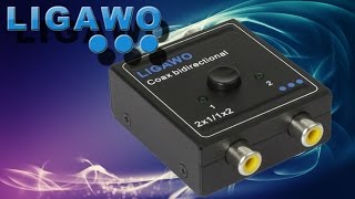 Hardware  Ligawo POCKET SPDIF Koaxial Umschalter Coax Switch bidirektional 1x2 2x1 [upl. by Ashok766]