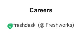 Working for Freshdesk Freshworks [upl. by Liu]