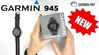 Garmin Forerunner 945 Smart Watch Unboxing  Setting up Garmin Pay [upl. by Selmner]