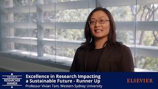 Scopus Researcher of the Year Awards 2019  Professor Vivian Tam [upl. by Kuhlman]