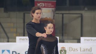 Greta Crafoord  John Crafoord – 2024 Ice Challenge SP [upl. by Odlanra]