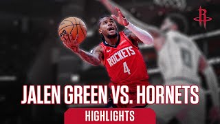 Highlights Jalen Green 28 Points vs Hornets 102324 l Houston Rockets [upl. by Jeminah]