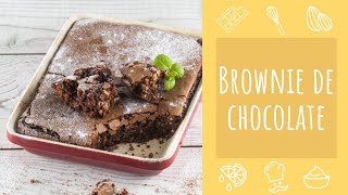 Brownie de chocolate com amêndoa  Teleculinária [upl. by Ydissahc]