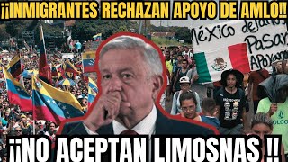 ¡¡VENEZOLANOS RECHAZAN APOYO DE AMLO [upl. by Nuahsyd]