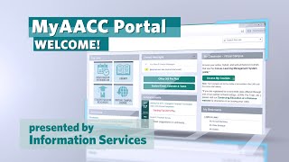 Welcome to the new MyAACC Portal [upl. by Ertnom916]