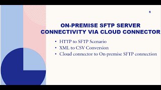 SAP CPI  Onpremise SFTP server Connectivity Via Cloud Connector [upl. by Eey]