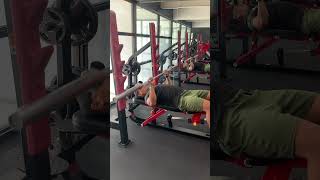 Flat Barbell Bench Presschestdayworkout workout motivation chestexercises gym gymmotivation [upl. by Lessard]