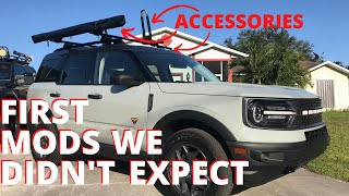 FIRST MODS FOR OUR BRONCO SPORT  WE NEVER EXPECTED FREE ACCESSORIES [upl. by Roman]