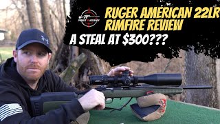 RUGER AMERICAN 22LR REVIEW 300 BARGAIN [upl. by Adyeren242]