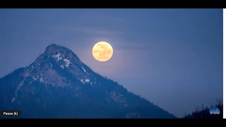 The Full Hunters Moon and Jupiter [upl. by Dierdre718]