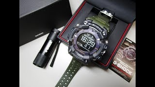 G Shock GPRB10001BER Rangeman OLIVE GREEN unboxing by TheDoktor210884 [upl. by Liborio570]