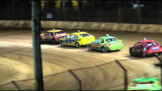 Modified Production  AMain  Aussie Open  Maryborough Speedway  291212 [upl. by Eiramaneet]