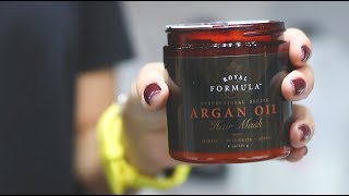 How to Apply  Argan Oil Hair Mask  Results Before and After Review [upl. by Ahsote435]