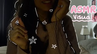 𝔸𝕊𝕄ℝ🎀 cansa tus ojitos siguiendo mis instrucciones✧  mouth sounds amp visuales [upl. by Arakal210]