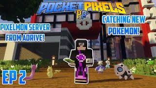 Catching New Pokemon Pixelmon Pocket Pixels Server Minecraft Pixelmon Mod [upl. by Oloapnaig]