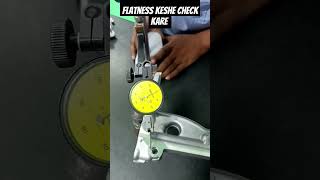 Flatness Keshe Check Kare  How To Check Flatness gdampt engineering [upl. by Retsevlis]