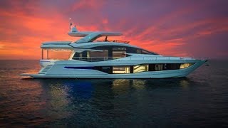 EXCLUSIVE LOOK  Galeon 800 FLY  Performance Space and Luxury [upl. by Schwerin]