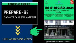 Apostila TRF 6ª Região Área Análise de Sistemas da Informação Analista Judiciário 2024 [upl. by Yedarb65]