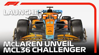 2022 Car Launches McLaren Unveil The New MCL36 [upl. by Hax]