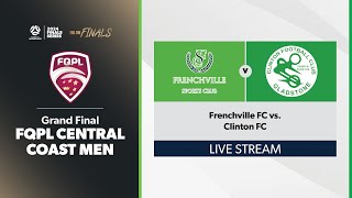 FQPL Central Coast Men Grand Final  Frenchville FC vs Clinton FC [upl. by Ahsitahs928]