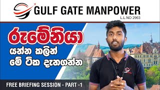 රුමේනියා යන්න කලින් මේ ටික දැනගන්න  Repair for the interview  PART  2 [upl. by Ardnauqal]