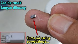 CARA MEMPERBAIKI CAS HP RUSAK casoppo charger chargers [upl. by Hannahs]