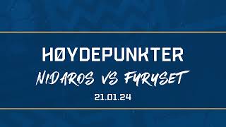 Nidaros Hockey vs Furuset 21 januar 2024 [upl. by Fong]