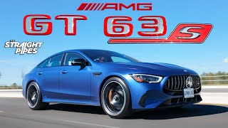 2024 MercedesAMG GT63 S 4 Door Coupe Review  OVER 1000 TORQUES [upl. by Nosnek]