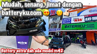 BATTERY KETE MYVI G3 PROBLEM  AKU BENCI ECO START STOP ENJIN   ASTRA M42 BATTERYKU [upl. by Nilerual]