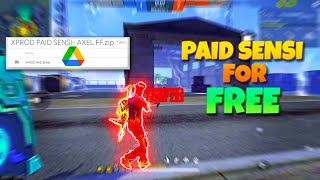 TRY This Insane PAID Sensi For FREE 🔥 [upl. by Ateekram910]